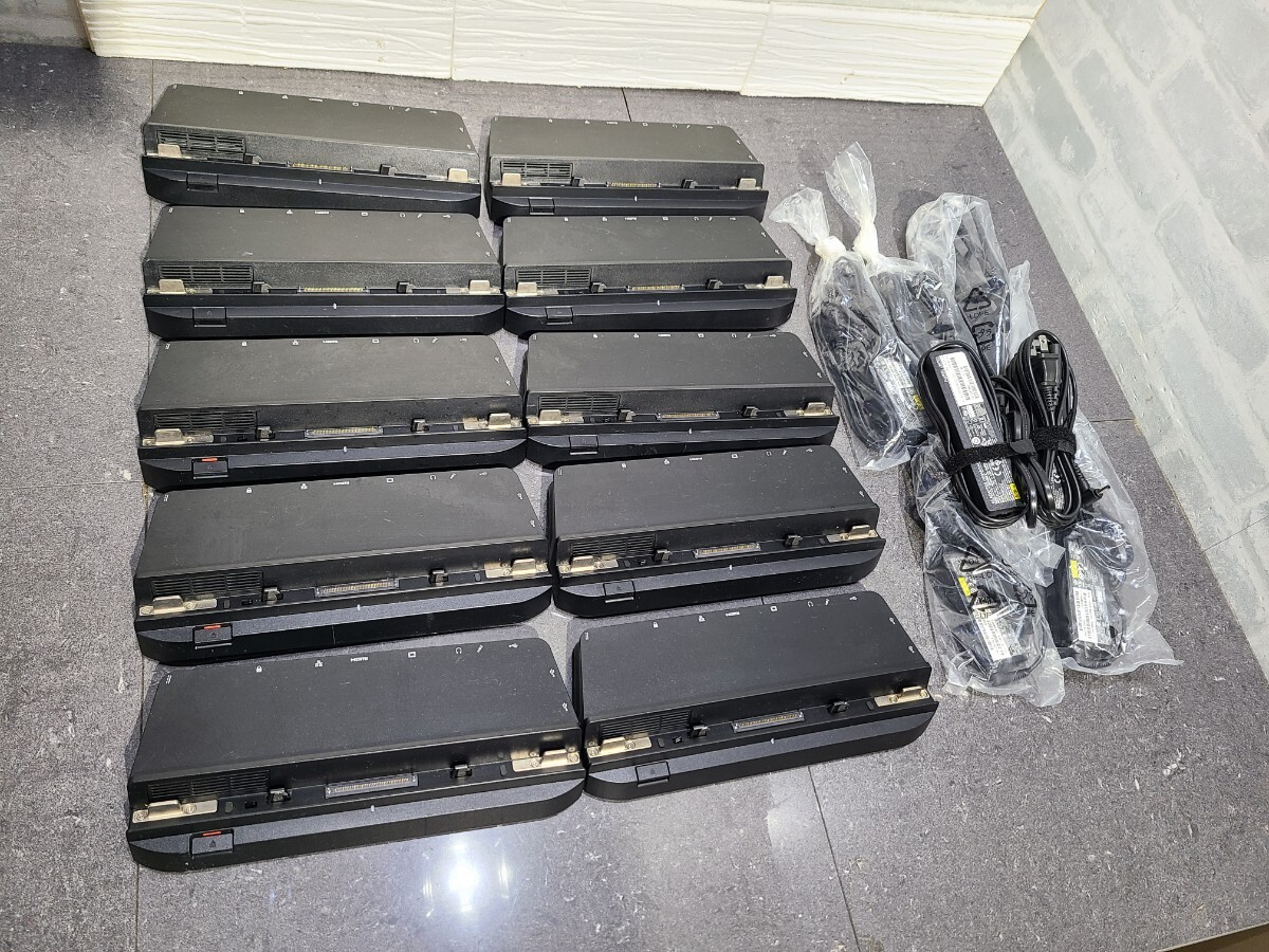 【中古品】管2U135 FUJITSU 拡張クレードル FMV-NDS29(×10個)/ACアダプター ADP-65MD A 19V -3.42A (×7個) セット売り拍卖