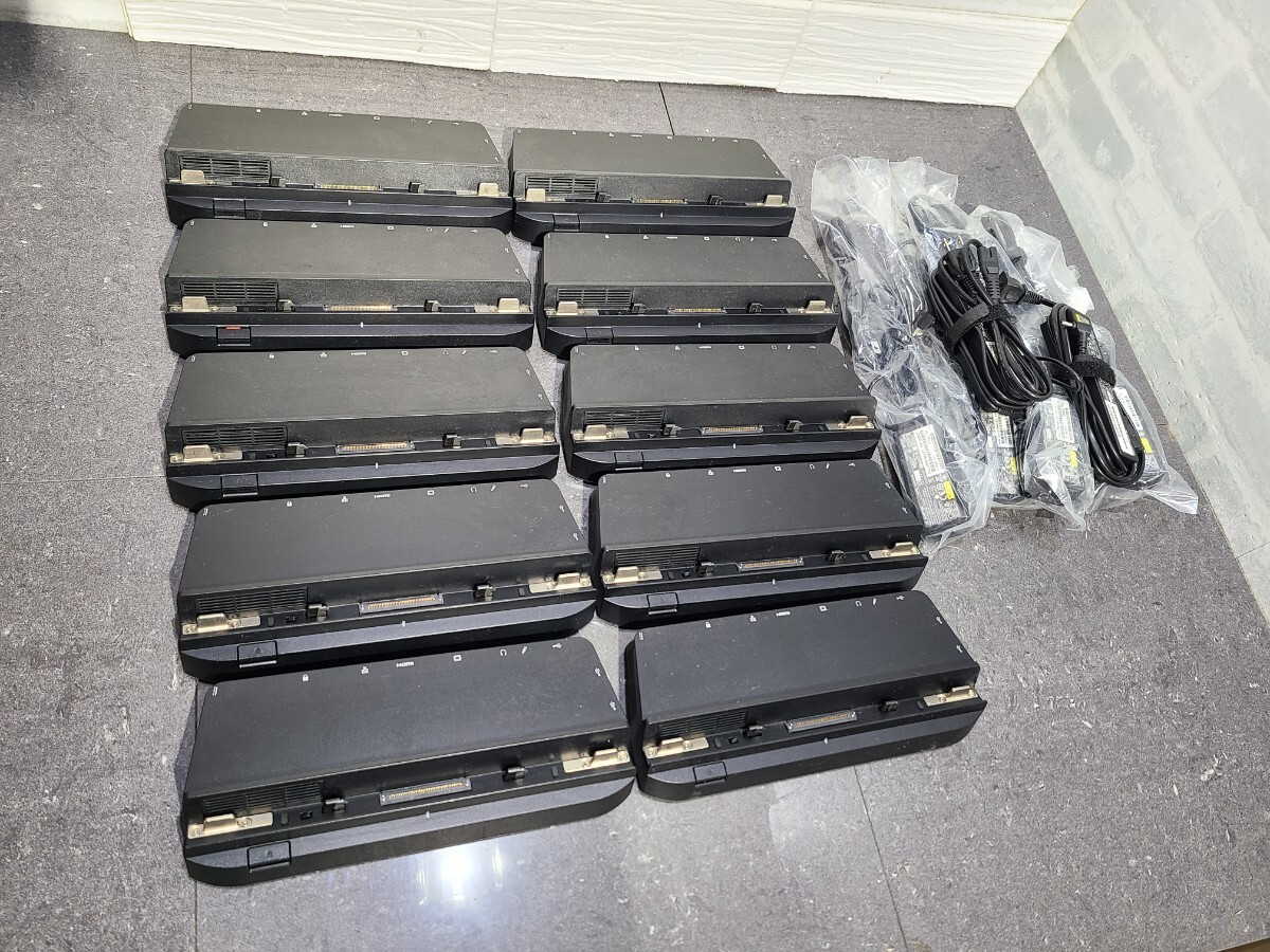 【中古品】管2U136 FUJITSU 拡張クレードル FMV-NDS29(×10個)/ACアダプター ADP-65MD A 19V -3.42A (×7個) セット売り拍卖