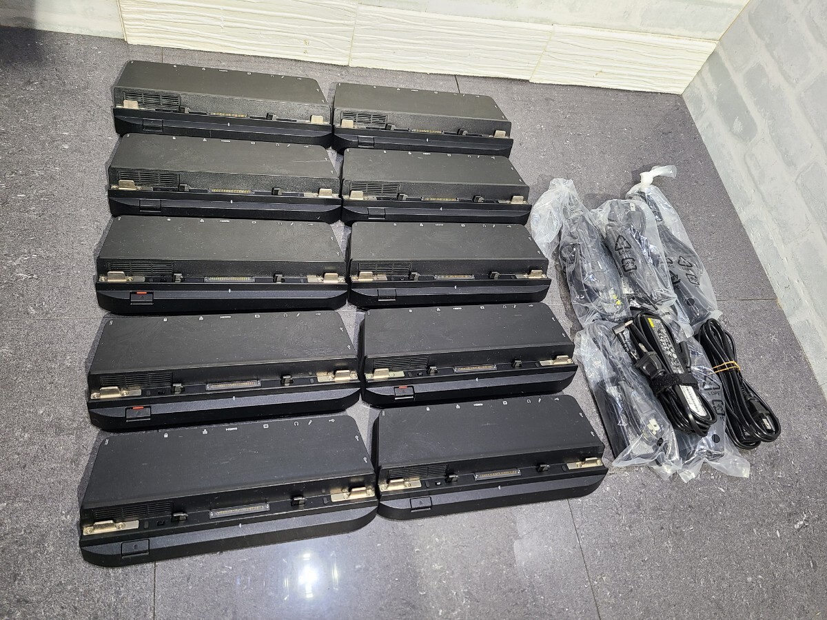 【中古品】管2U137 FUJITSU 拡張クレードル FMV-NDS29(×10個)/ACアダプター ADP-65MD A 19V -3.42A (×7個) セット売り拍卖