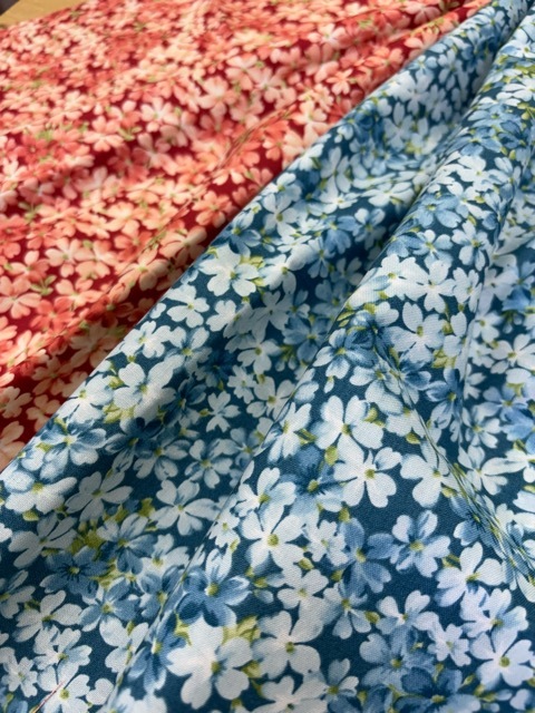 *USAコットン・2枚セット・My Secret Garden・各54×54㎝・B053拍卖