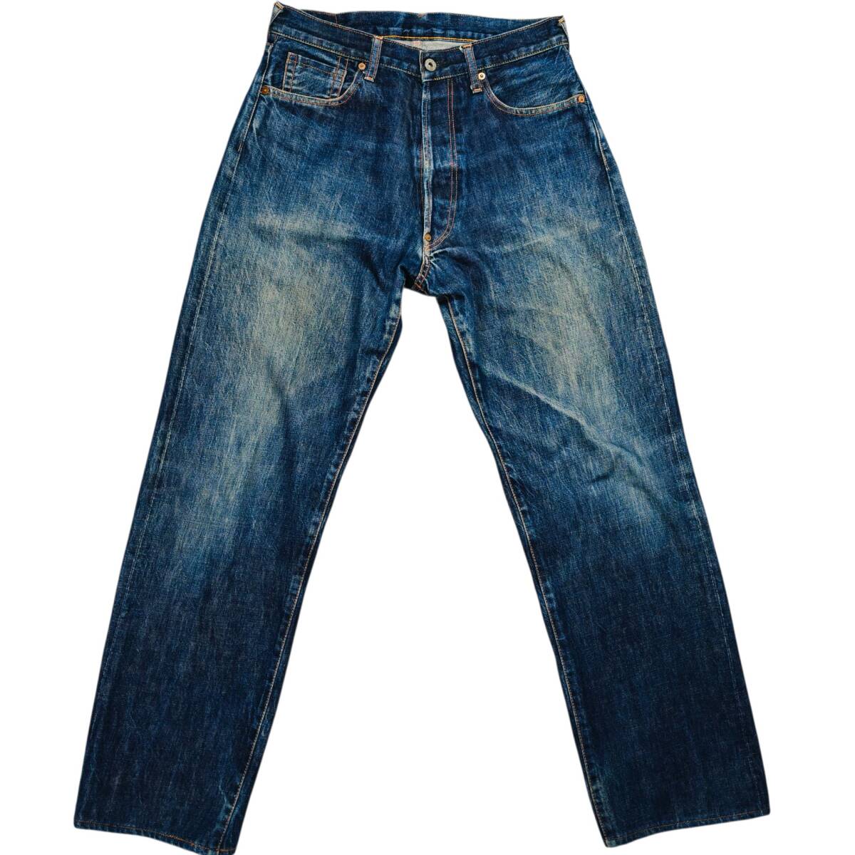 THE FLAT HEAD セルビッチ デニムパンツ W32 L35 赤耳 日本製 色落ち良好 SCREW HEAD フラットヘッド拍卖