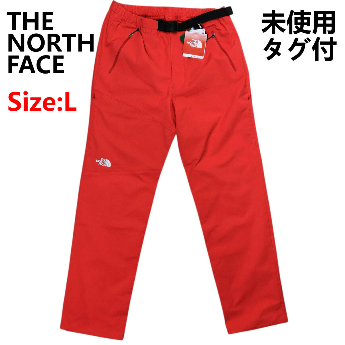 【未使用タグ付】THE NORTH FACE TREK PANT サイズL TNF レッド NT57014 ストレッチ 静電ケア トレックパンツ ゴールドウィン拍卖