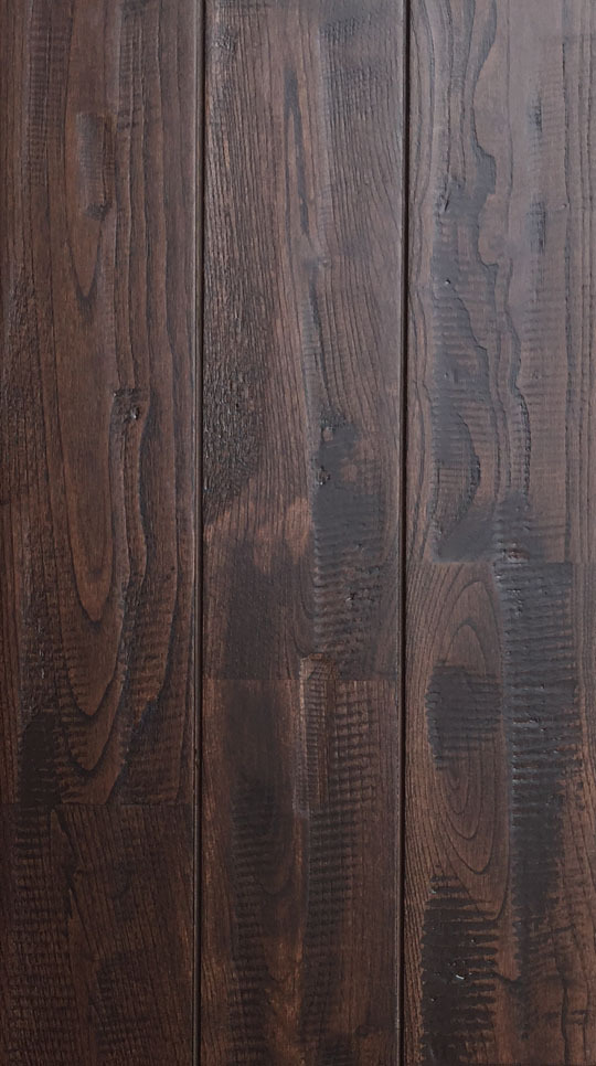 1-344-120 マ)栗クリ アンティーク黒 幅120 UV着色塗装 無垢フローリング アンティーク調 古材風 古民家DIYリフォーム拍卖