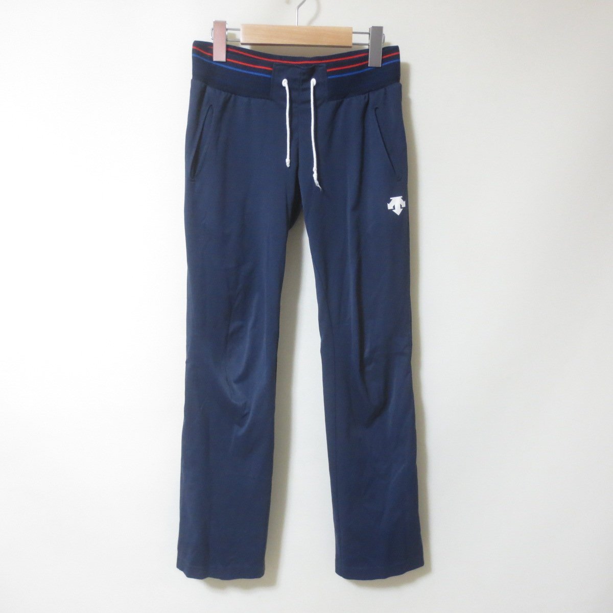 C775 DESCENTE デサント ネイビー パンツ スウエット M スポーツウエア 【メ便】拍卖
