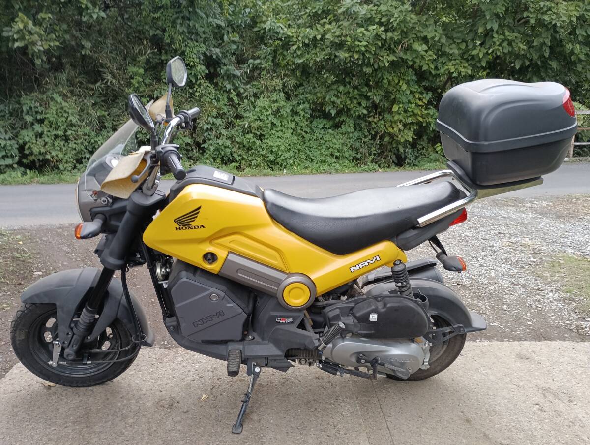 NAVI110 ナビ110 低走行 トップケース付き拍卖