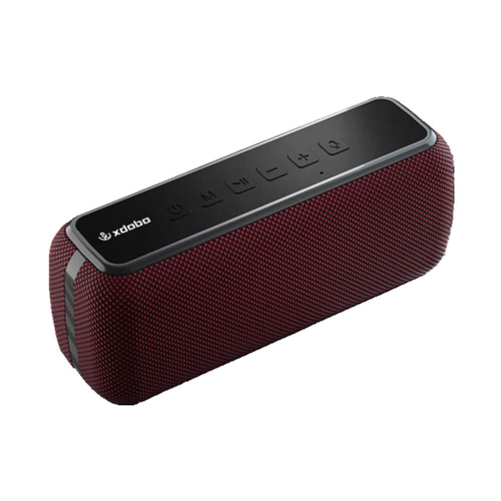 60w 重低音強化 ブルートゥース スピーカー 重低音 bluetooth スピーカー ワイヤレス スピーカー xdobo 防水 wireless レッド 赤拍卖