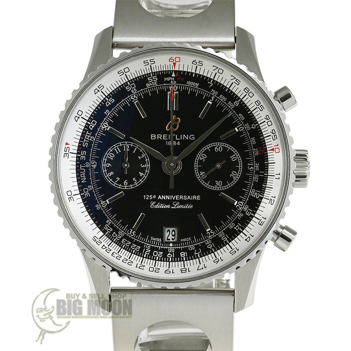 【限定2009本】【国内正規】ブライトリング ナビタイマー 125周年記念 A262B44ARS (A26322) 自動巻 SS拍卖