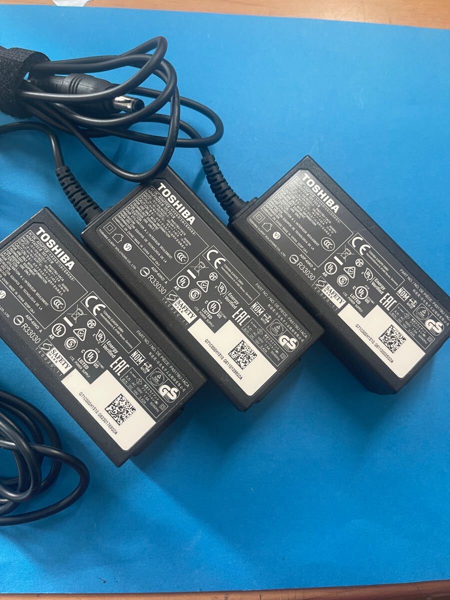 お値打ち3個セット! 東芝 ACアダプタ  PA5178U-1ACA 19V 3.42A  外径5.5ミリ 内径2.5ミリ  7日間保障 ACアダプター拍卖
