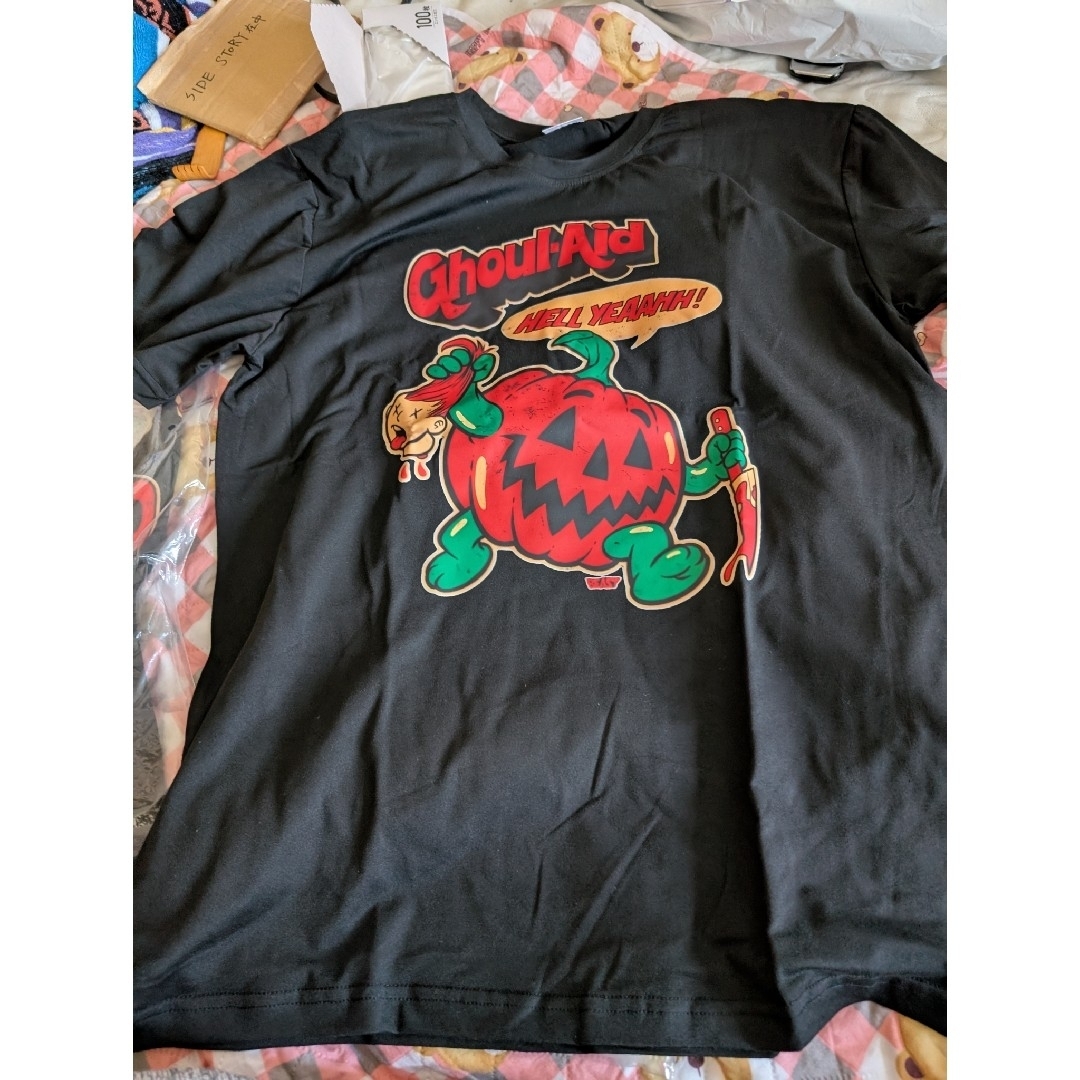 かぼちゃ ハロウィン Tシャツ L拍卖