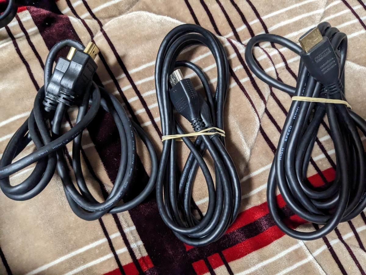 3本 HDMIケーブル 1,5m前後 PS5 PS4 Switch WiiU拍卖