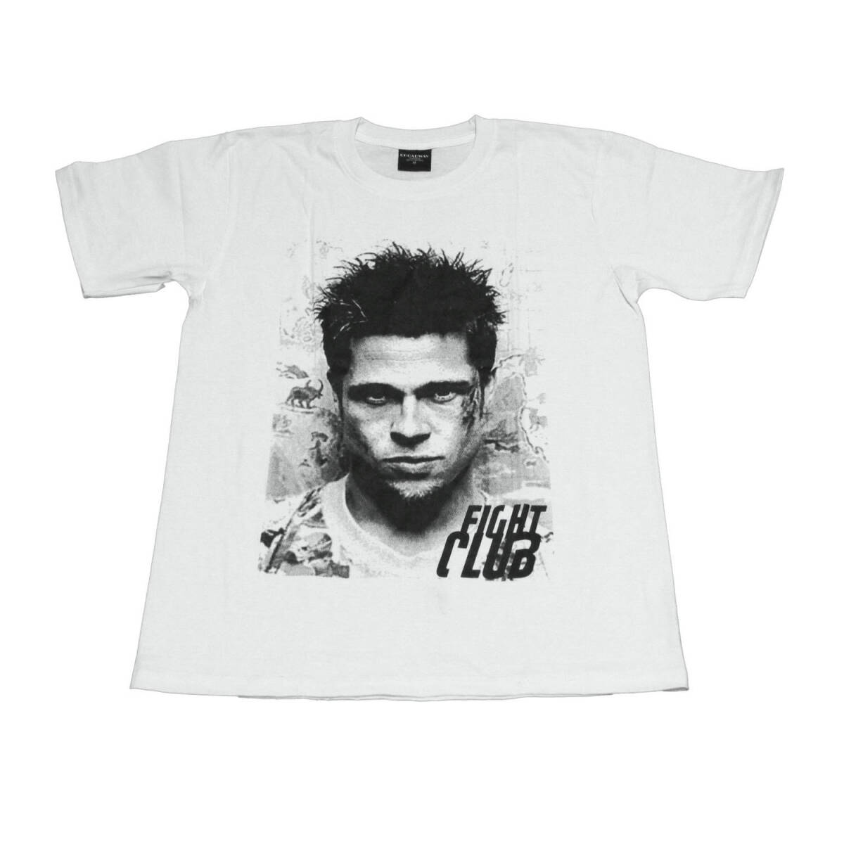 映画Tシャツ ファイトクラブ ブラッドピッド エドワートノートン アメリカ 地下格闘技 デザインTシャツ おもしろ メンズ 半袖 ★M425L拍卖