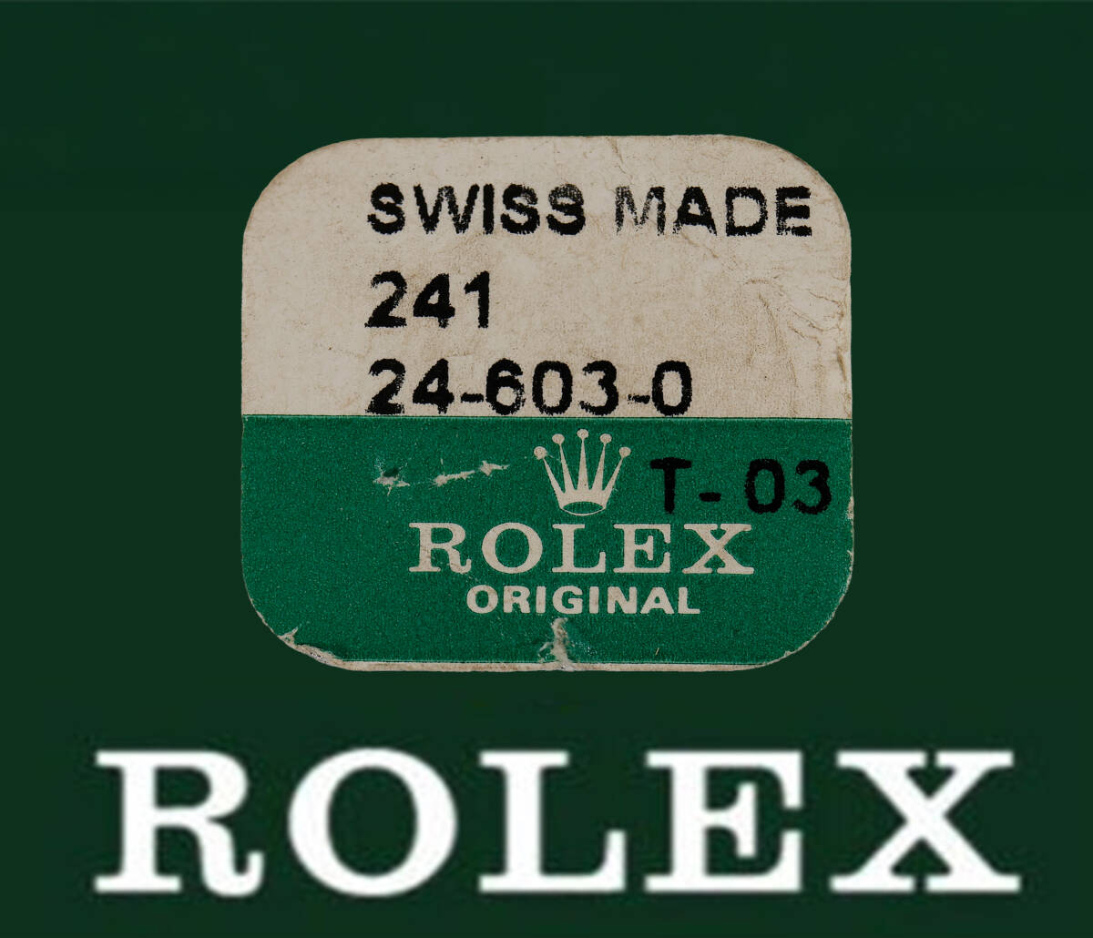 未開封保管品 ロレックス/ROLEX 純正品 6.0mmリューズ 241 24-603-0 SS デイトジャスト パッケージ入 竜頭 クラウン/crown B拍卖