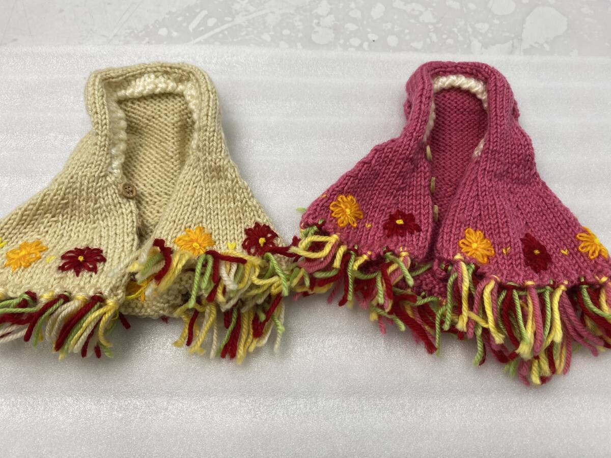 10/22 *171★ドール用 SD用?★ポンチョ ニット 服 人形 着せ替え人形 スーパードルフィー?【中古品/現状品】拍卖