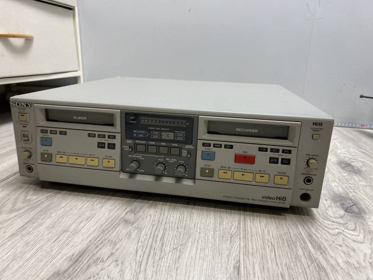 10/27★SONY ソニー EVO-9720 ビデオカセットレコーダー【中古品/現状品/動作未確認ジャンク】拍卖