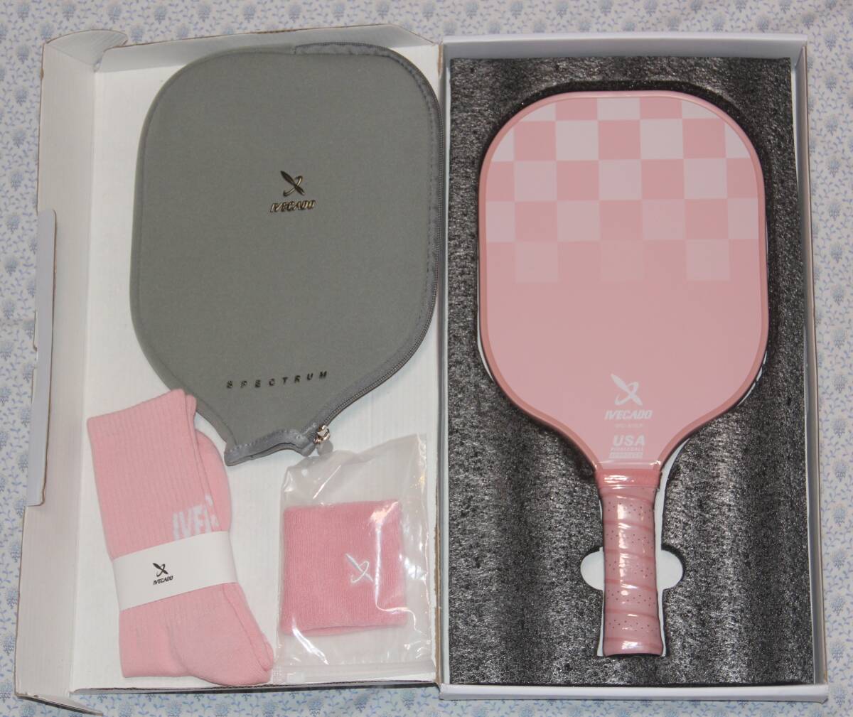 ピックルボール パドル Ivecado カーボンファイバー Picleball paddle拍卖