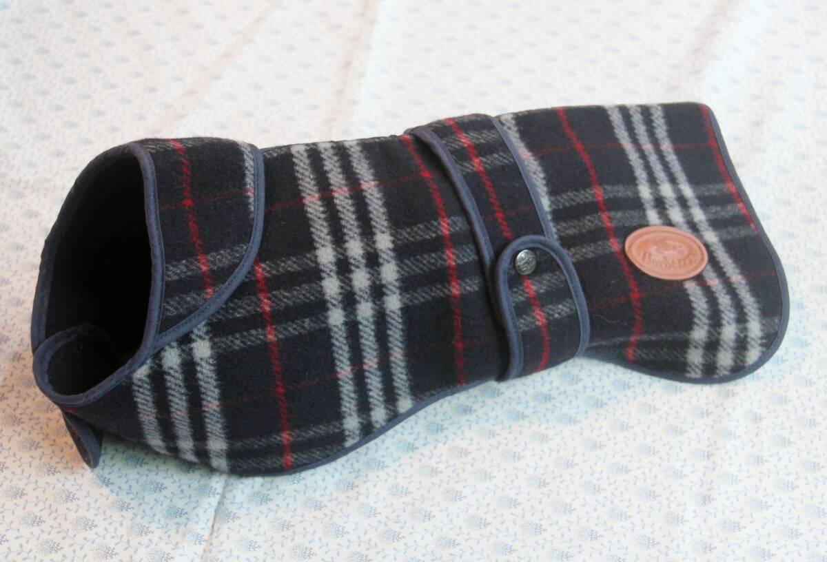 バーバリー ドッグウールコート ブラックレーベルチェック 中型犬用 Burberry 中古拍卖