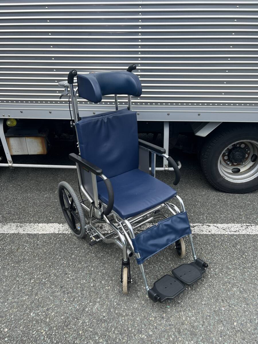 〓 マツナガ 護用車いす 車椅子介 リクライニング 中古美品 引取歓迎 S-MH-2R 〓拍卖