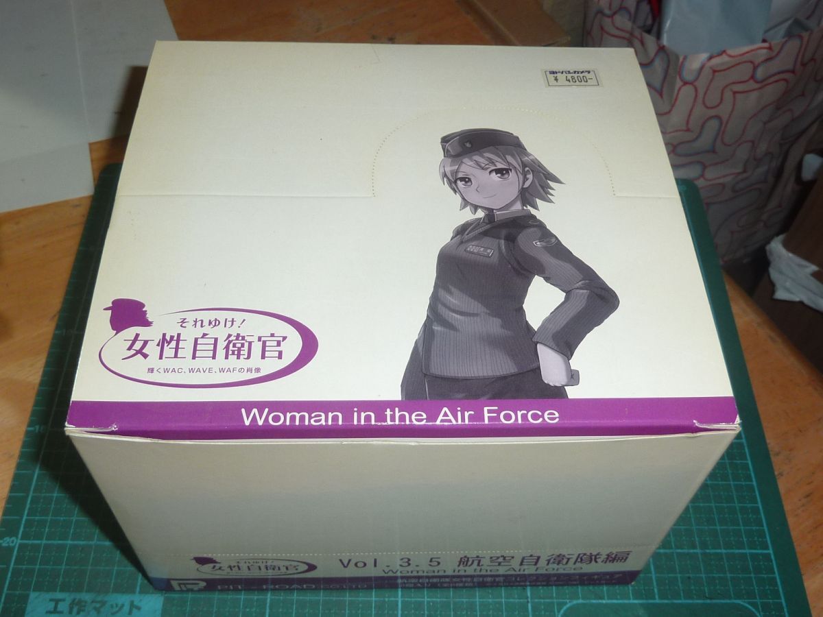 それゆけ!女性自衛官 Vol.3.5 航空自衛隊編 全8種入り ピットロード 塗装済女性兵士フィギュア 1/16拍卖