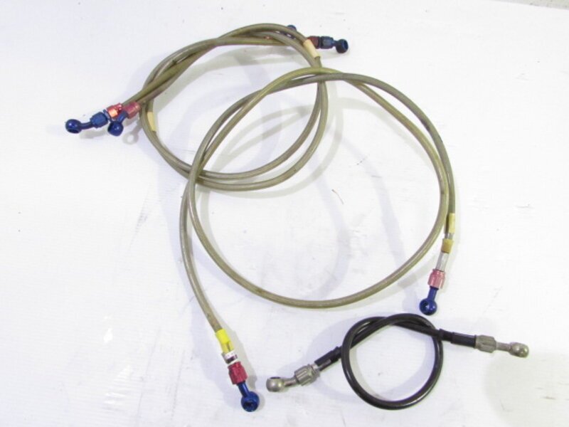 CB1300SF SC40 大人気!! 社外製 メッシュブレーキ/クラッチホースSET 実動車外し 検※ SC54 スーパーフォア CB1300SB 166U43拍卖