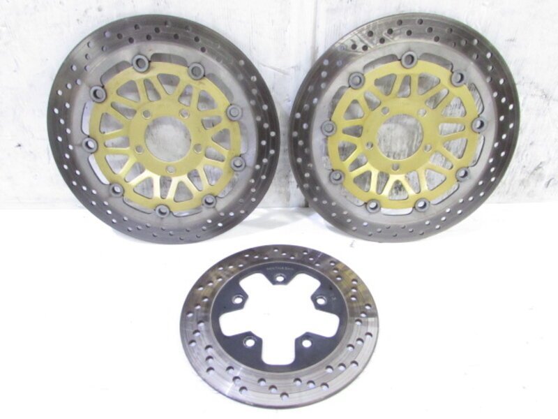 バンディット1200S GV77A 大人気!! 純正 ディスクローター 前後SET 曲りなし 検※ GV79A イナズマ1200 GSF1200S 165R45拍卖