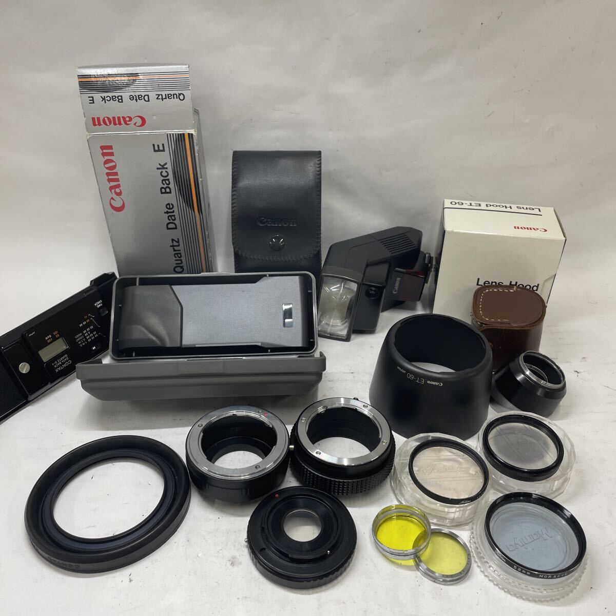 ジャンク/返品不可 カメラ用品まとめ データバック フィルタ マウントアダプタ #j02689 j10拍卖