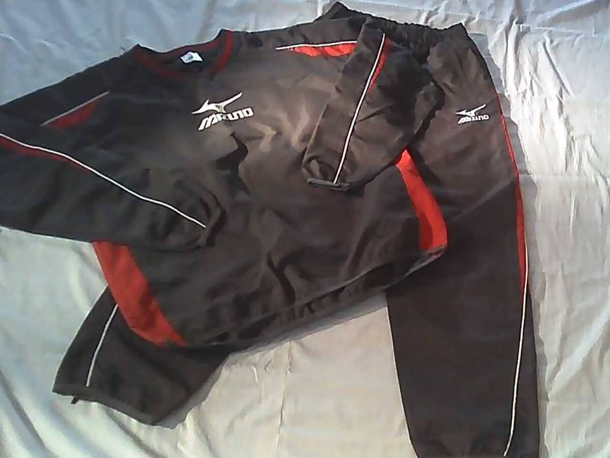 MIZUNO★ミズノ ナイロン ジャージ 上下 セットアップ /サイズO拍卖