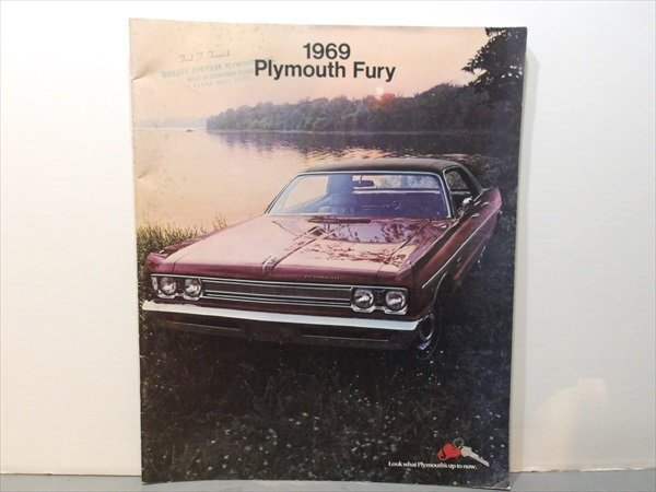 1969 Plymouth Fury パンフレット 1960年代 当時物 クライスラー CHRYSLER プリマスフューリー 車 自動車 カタログ 雑貨拍卖