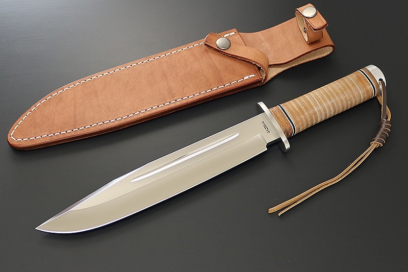 アウトドアナイフ 日本製 Hattori H-160-2 ハンティングナイフ キャンプナイフ ツールナイフ拍卖