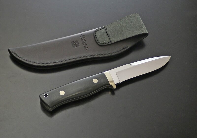 アウトドアナイフ 日本製 Hattori HT05 ハンティングナイフ ドロップポイント キャンプナイフ ツールナイフ拍卖