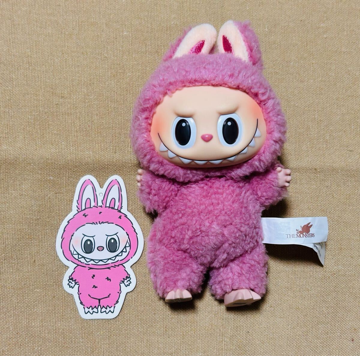 LABUBU マカロンラブブ Exciting Macaron LYCHEE BERRY ライチベリー ピンク Labubu ぬいぐるみ マスコット POP MART拍卖