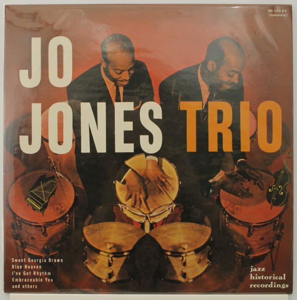 U329 美盤 LP The Jo Jones Trio/ジョー・ジョーンズ・トリオ Jazz Historical Recordings HR-103-EV拍卖