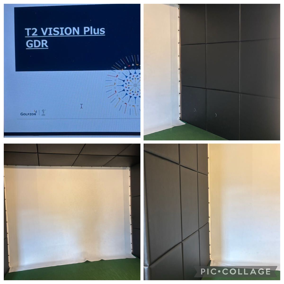 GOLFZON ゴルフ シュミレーター ゴルフゾン室内ゴルフ練習機 T2 VISION Plus GDR 2023年拍卖