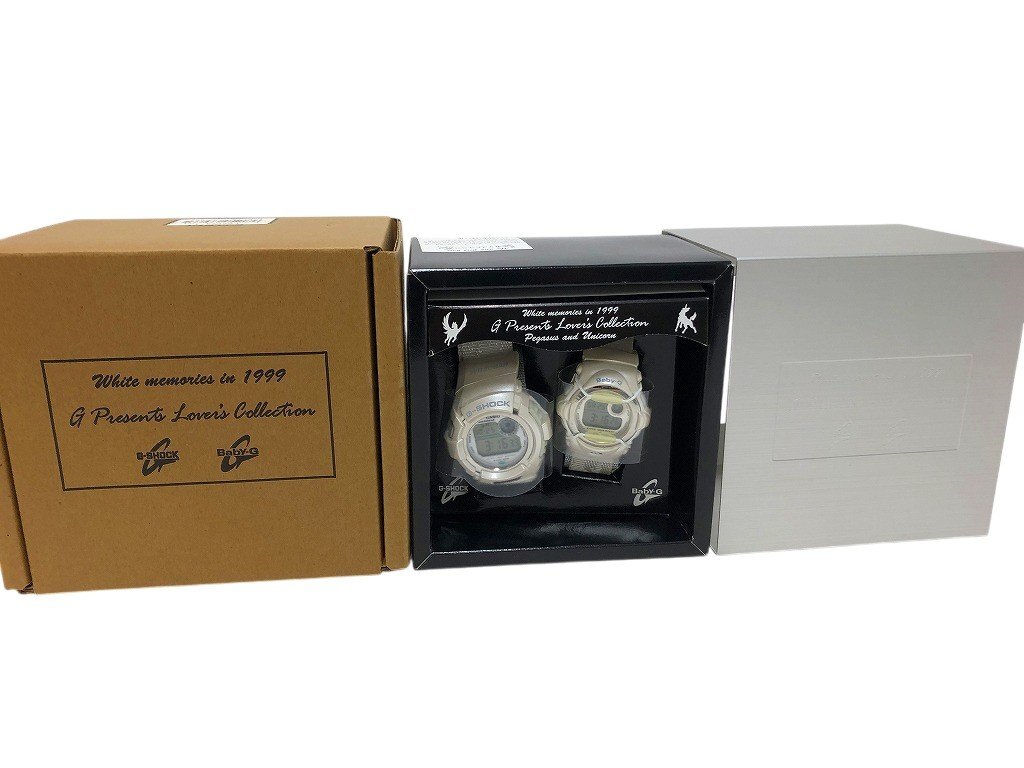 ★ 1円~ CASIO カシオ G-SHOCK Baby-G ラバーズコレクション 1999 LOV99A-3 ペガサスとユニコーン拍卖