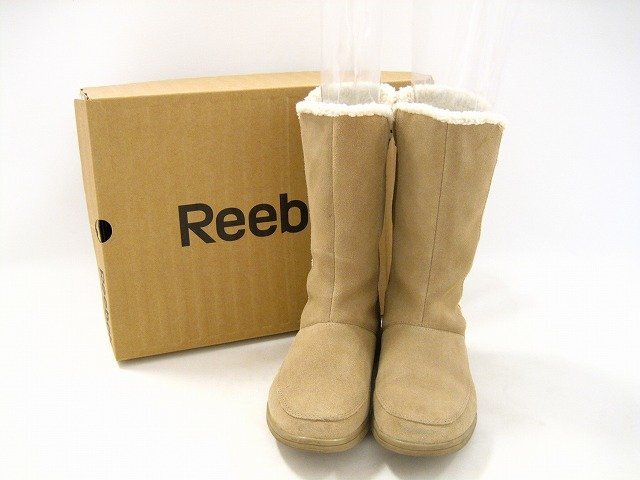 Reebok/リーボック EASYTONE CUTE BOOT V61483 ムートン レディース サイズ : 23.5cm ベージュ拍卖