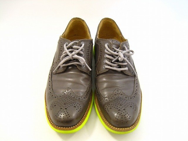 COLEHAAN/コールハーン Luhar Grand Wingtip レザーシューズ ルナグランドウイングチップ メンズ サイズ : 7 ブラウン拍卖