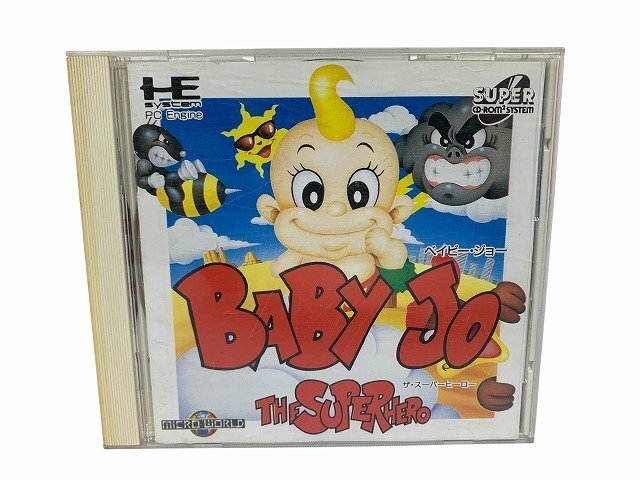 MICRO WORLD/マイクロワールド PCエンジン BABY JO THE SUPER HERO ベイビー ジョー ザ スーパーヒーロー CD-ROM拍卖
