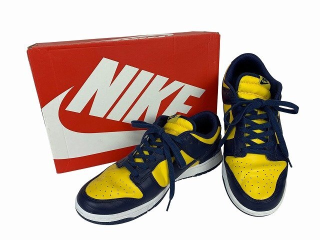 NIKE / ナイキ DUNK LOW RETRO ダンクローレトロ Michigan ミシガン DD1391-700 メンズ サイズ : 29cm スニーカー ネイビー拍卖