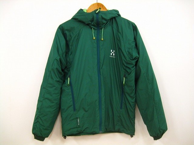 HAGLOFS / ホグロフス BARRIER3HOOD バリアフード 中綿ジャケット メンズ サイズ : XS アウター グリーン拍卖
