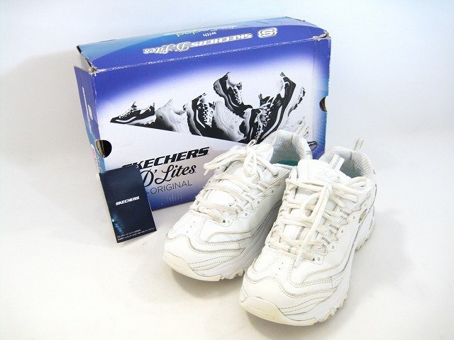 SKECHERS/スケッチャーズ ディライト メモリーフォーム 11931 レディース サイズ : 24.5cm スニーカー ホワイト拍卖
