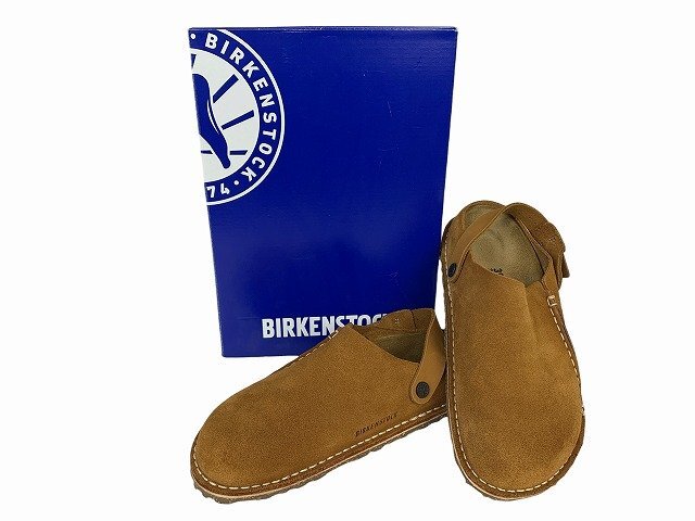 BIRKENSTOCK/ビルケンシュトック LUTRY Premium Suede ルトリープレミアムスエード 1025390 メンズ サイズ : 25cm ブラウン拍卖