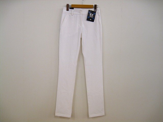 adidas / アディダス テーパードフルレングス レギュラーフィット ゴルフパンツ レディース サイズ : XS スポーツ ホワイト拍卖