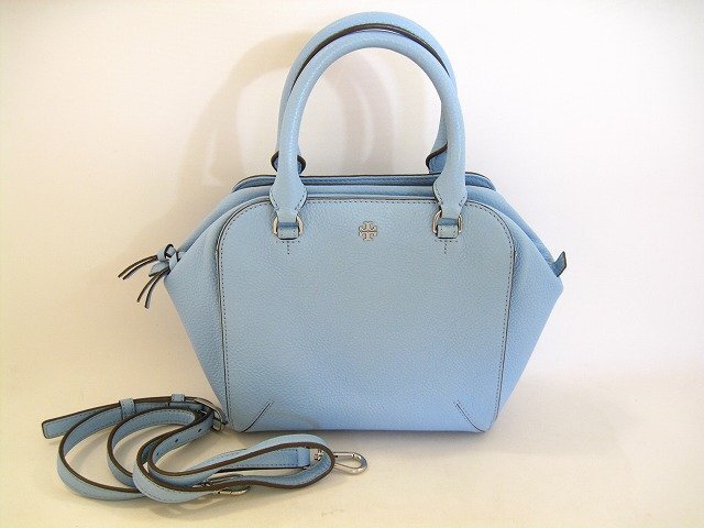 TORY BURCH / トリーバーチ レザー2wayバッグ ショルダーバッグ ハンドバッグ レディース スカイブルー拍卖