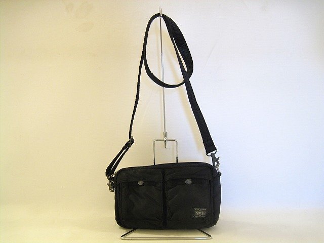 PORTER / ポーター タンカー TANKER ミニショルダーバッグ メンズ ブラック拍卖