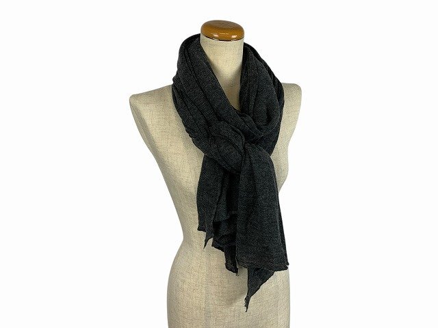 Faliero Sarti / ファリエロ・サルティ ストール シルク30% イタリア製 ユニセックス サイズ : 130cm×170cm グレー拍卖