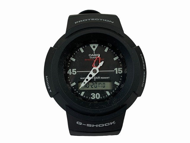 G-SHOCK / ジーショック CASIO カシオ AW-500E クォーツ ラバーベルト メンズ 文字盤ブラック拍卖