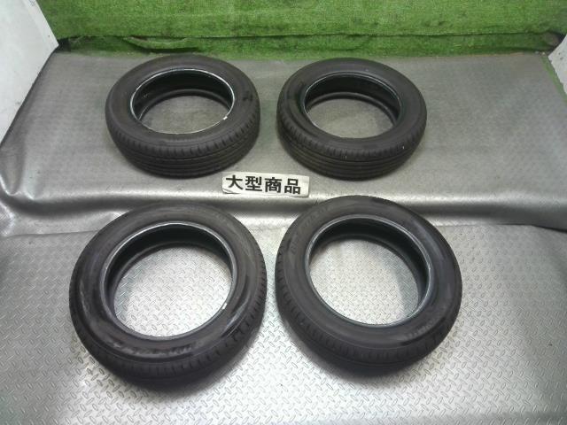 中古夏タイヤ4本セット YOKOHAMA BluEarth-GT AE51 155/65R14 2024年製 残溝6mm拍卖