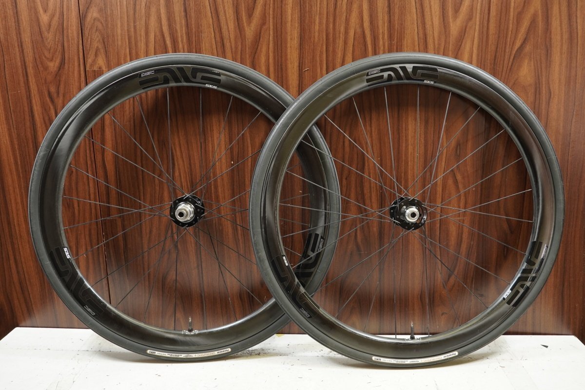 値下げ! ○ENVE エンヴィー SES 3.4 DISC CHISKING ハブ XDRドライバー SRAM12s対応 クリンチャー チューブレス カーボンホイールセット拍卖