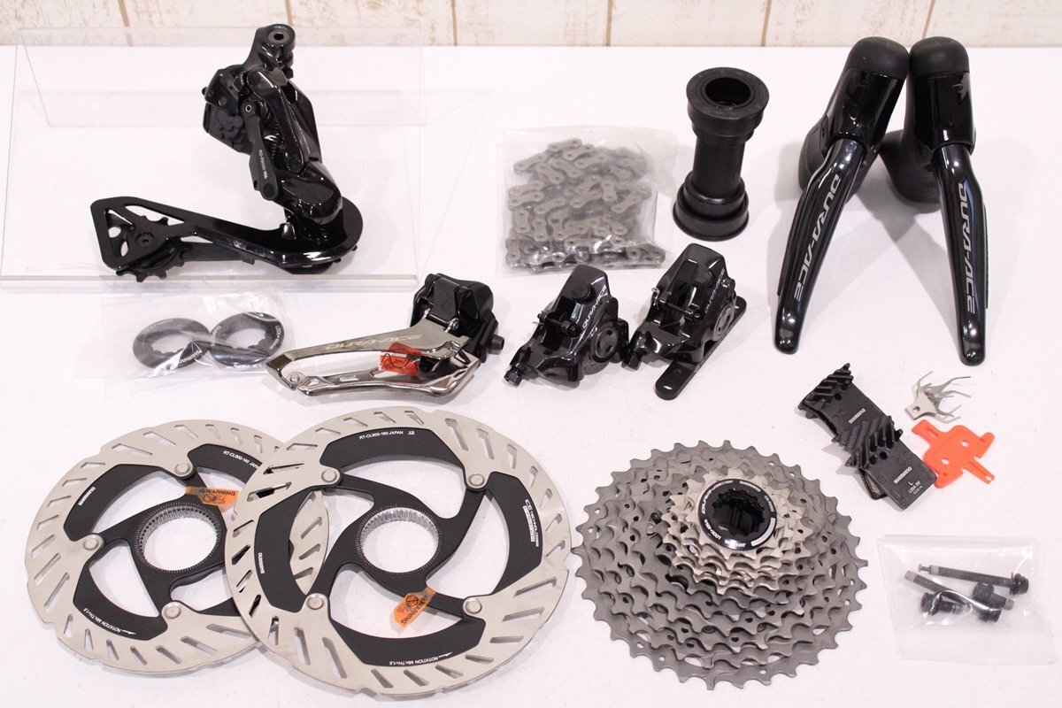 ★SHIMANO シマノ R9270シリーズ DURA-ACE 2x12s Di2 電動変速 油圧式ブレーキ 6点セット 新車外し品拍卖