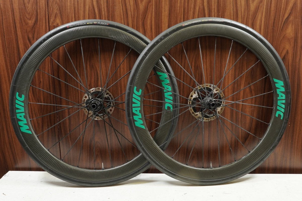 ○MAVIC マビック COSMIC SLR 45 DISC シマノフリー 11/12s対応 クリンチャー チューブレス カーボンホイールセット拍卖
