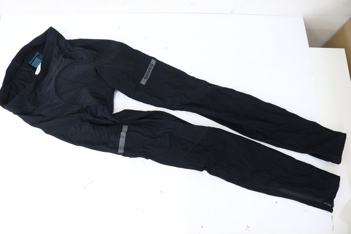 ●SHIMANO シマノ ウィンタータイツ CW-PAPW-RS36M Mサイズ拍卖